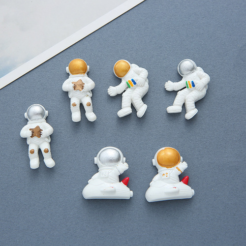 宇航员冰箱贴磁力贴航天飞机磁铁吸铁石创意太空冰箱装饰留言贴
