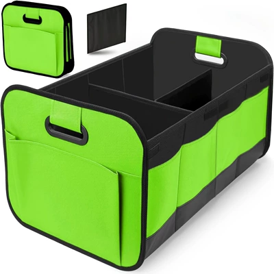 Trunk Storage Box Partition – Car storage bag/box - green-car-storage-box-593732