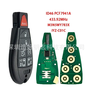M3N5WY783X is suitable for Jeep Chrysler remote control car key 433mhz ID46 pcf7941