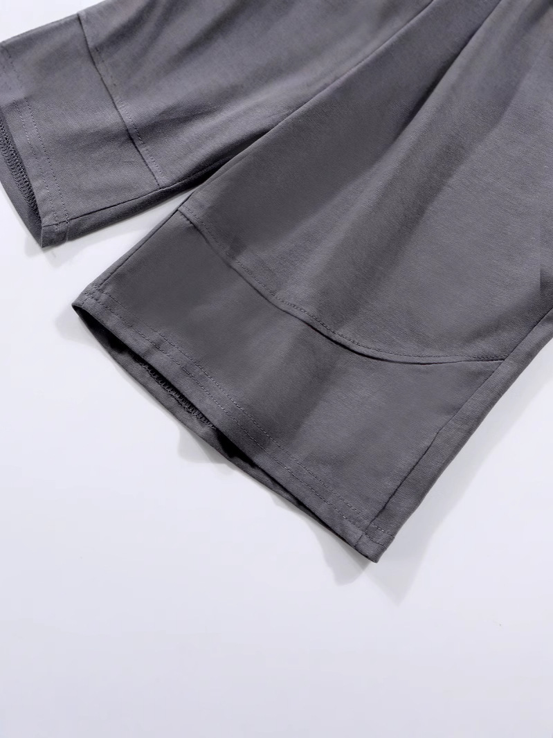 Procesamiento personalizado delgado juego deportivo sin mangas para niños chaleco de verano chaleco de niños pantalones cortos de estilo grande