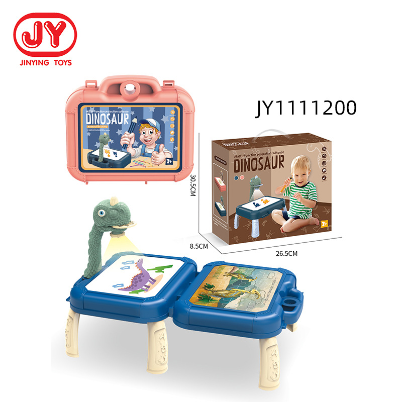 Los niños de educación temprana de proyección de pintura tablero de dibujo mesa de almacenamiento multi-función tarjeta de cabeza graffiti proyección tablero de dibujo de pintura graffiti juguete