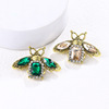 Summer retro crystal, brooch, suit, brand pin, protective underware, Korean style, Chanel style