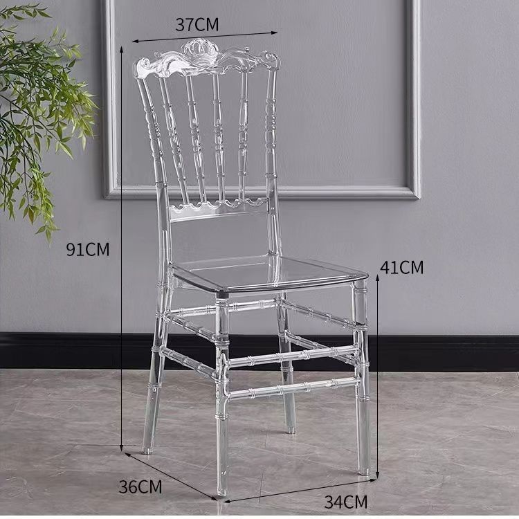 투명 크리스탈 (왕관 의자) 무료 배송 가격