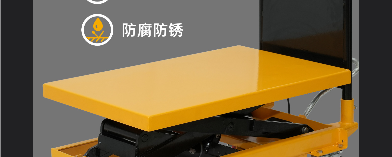 Manual Hydraulic Lifting Workbench, Indoor and Outdoor Transport Mobile Scissor-Type Folding Lift, Mobile Handcart