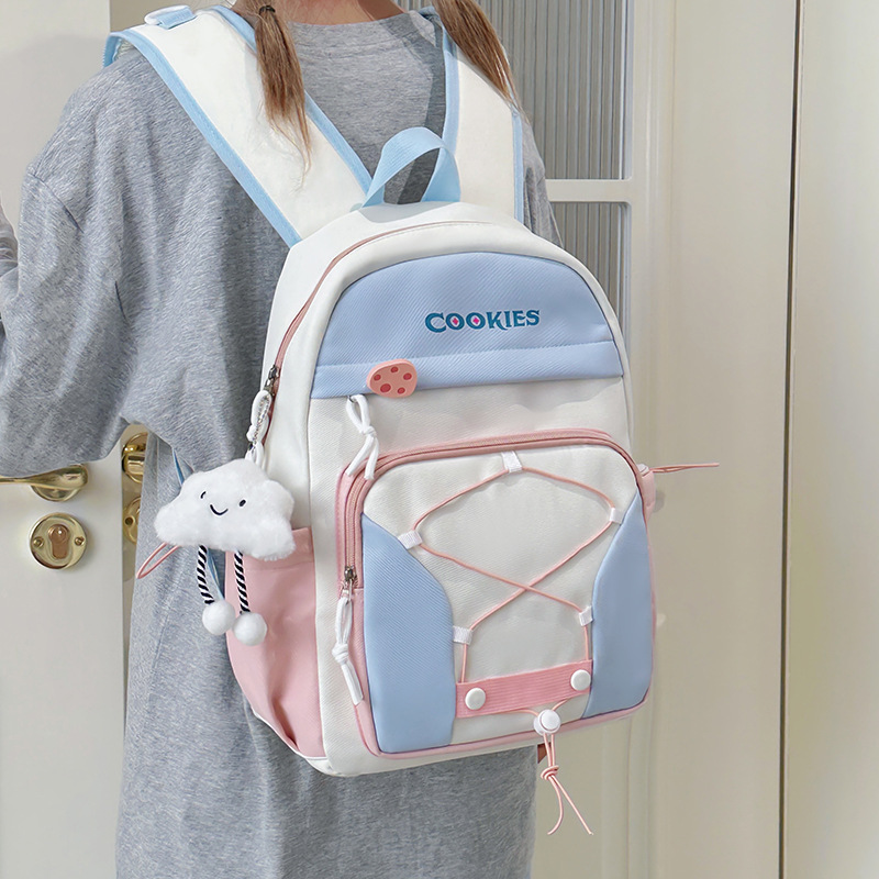 Mochila escolar japonesa nueva mochila de viaje de gran capacidad para estudiantes de secundaria