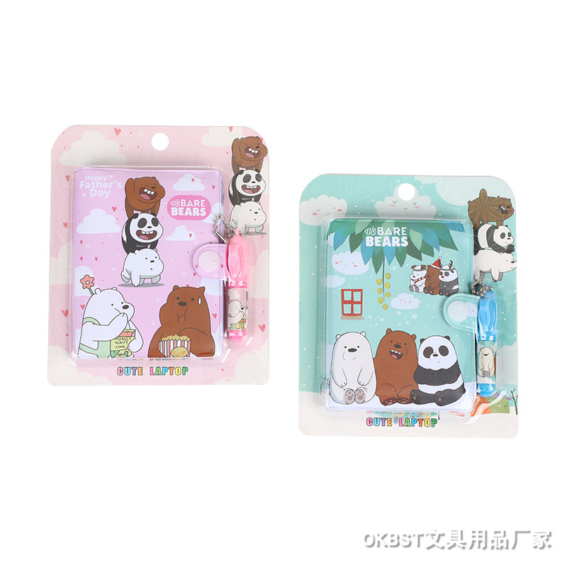 Cuaderno pequeño lindo de dibujos animados para niños, premios para estudiantes de jardín de infantes al por mayor, portátil conveniente, papelería