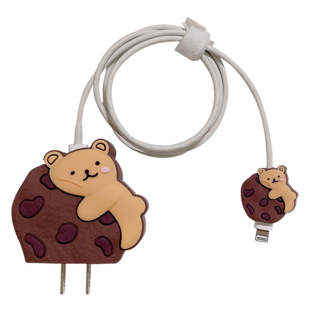 Funda protectora para cargador y cable de datos, compatible con Apple 18W/20W, juego de 4 piezas, suministro al por mayor