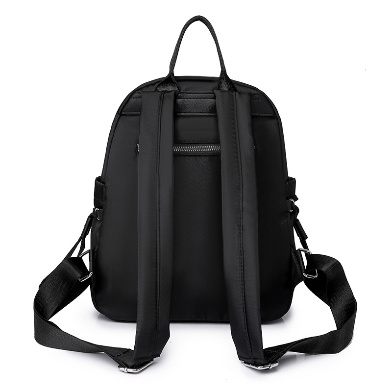 Transfronterizo al por mayor 2024 nueva mochila de nailon para mujer coreana simple y versátil mochila de viaje al aire libre marea