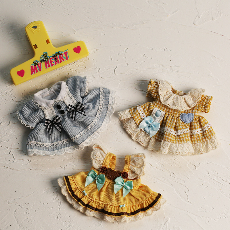 Y049 Spring and Autumn Style Dress Nyota Foreign Trade Toy Doll Bear Dress-Up Outfit Pendant Dog Doll Clothes