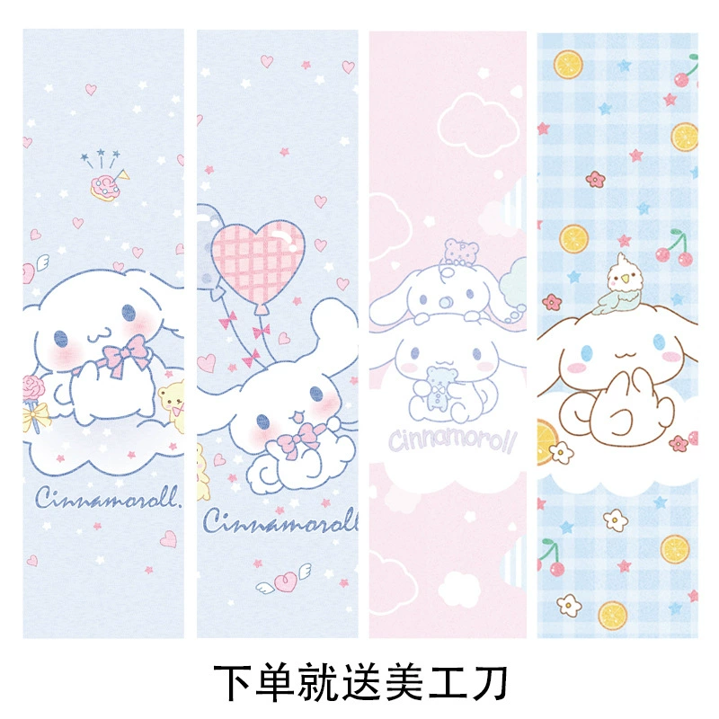 Двусторонняя наклейка на самокат/скейтборд, цветные мультяшные стикеры, самоклеящиеся, 82*21 см, дропшиппинг, противоскользящие