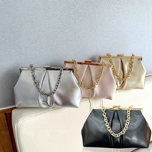 Cross-border Handbag Chain Dinner Clutch Bag Women's Banquet Bag Celebrity Cheongsam Dress Bag KTV Princess Bag PU Female