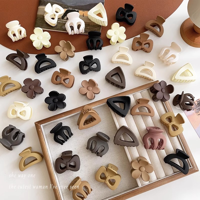 Artecimiento fijo de cola de caballo alta, cabeza de bola, clip de agarre pequeño de calabaza, mujer 2025 nuevo sombrero de clip de horquilla de sentido avanzado