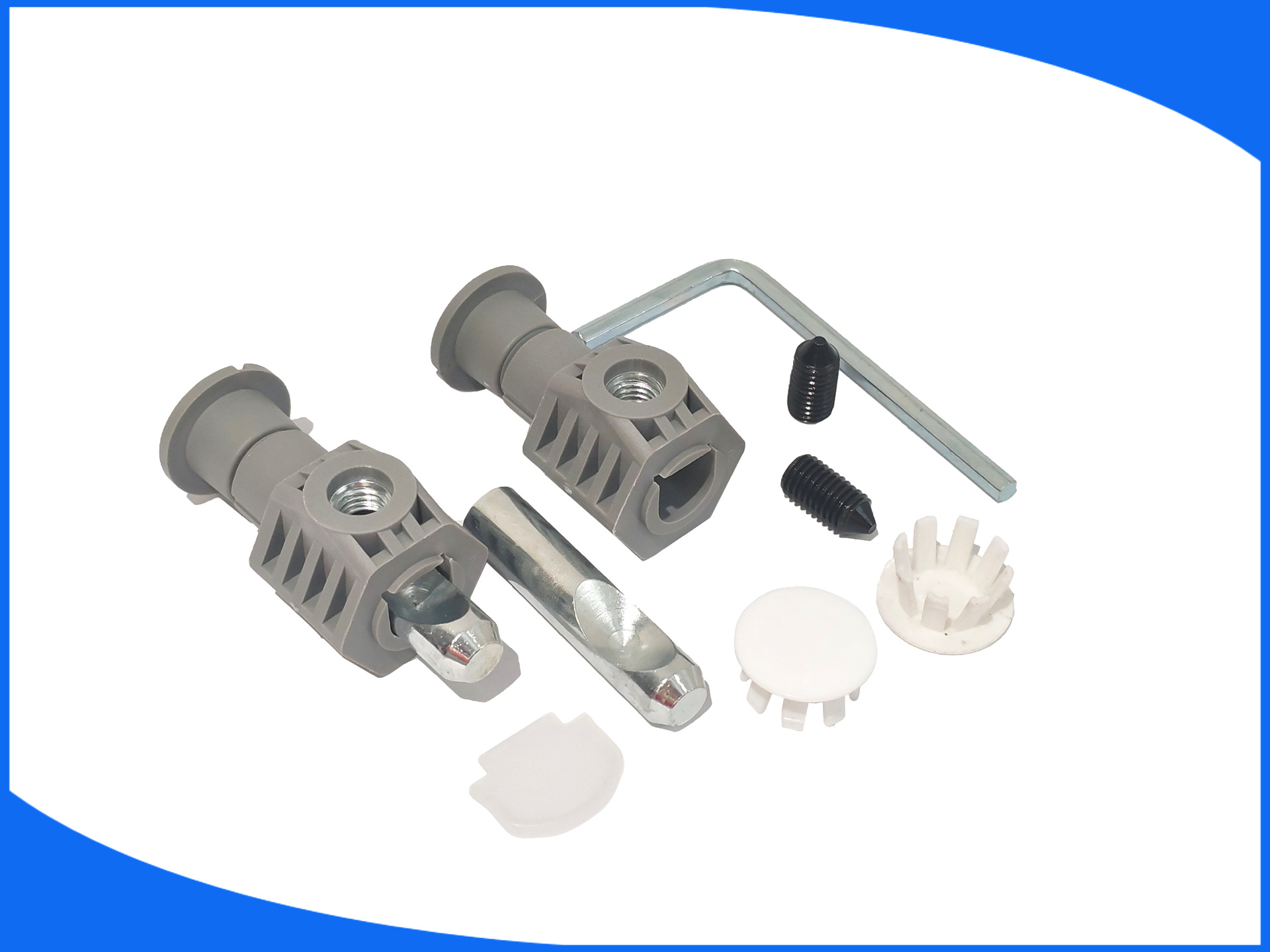 Instalación inteligente del inodoro con tornillo de fijación del inodoro, bloqueo de nailon, conector trasero, montaje lateral, montaje superior, accesorios generales