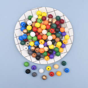 diy�Ʒ���  16MM��ɫ��ľľ��ɢ�� �Ҿ��b�ľ�|�������