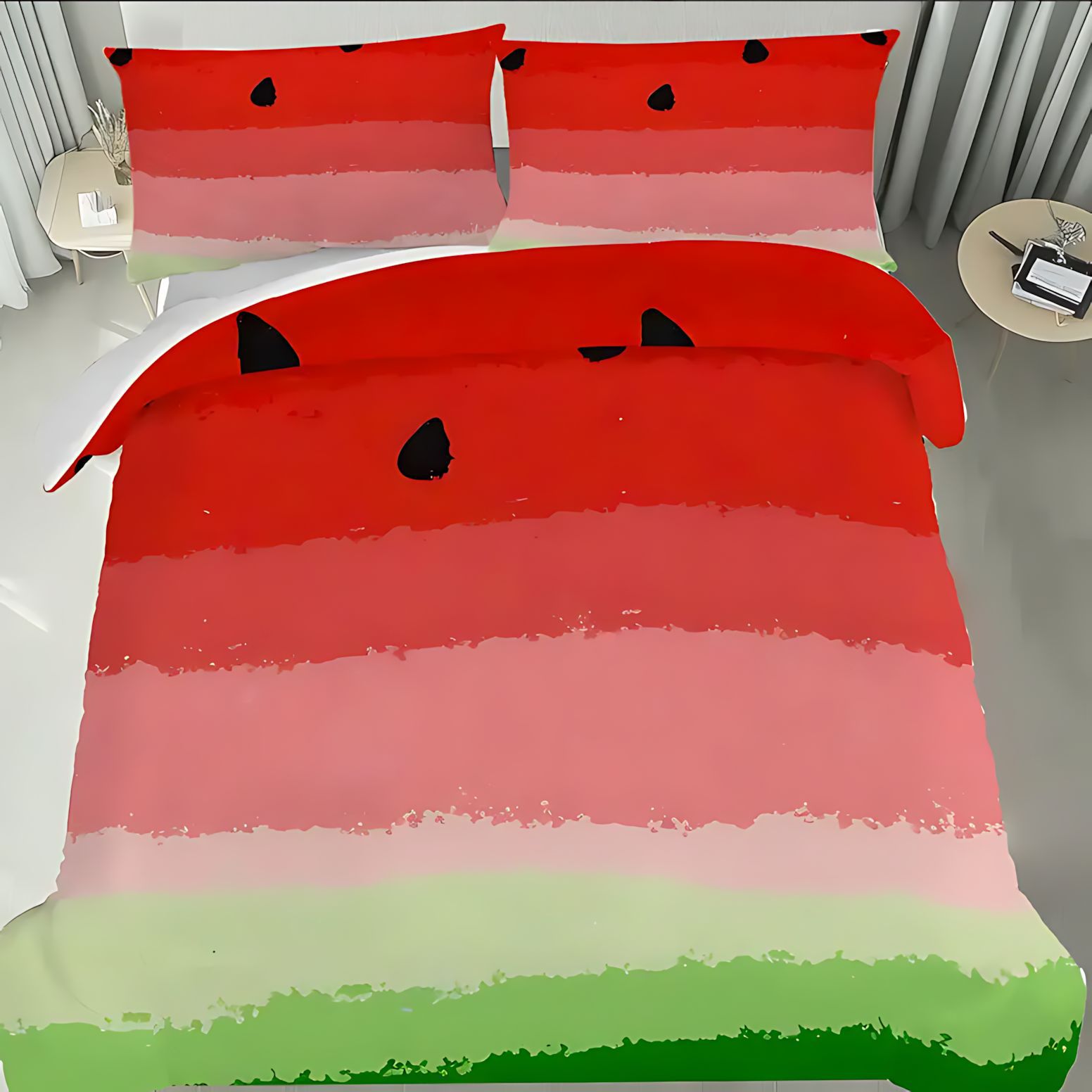 TEMU / JIT Colorful Fruit Series Pattern HD Impresión Digital Brilliant Sleeve Cover Kit