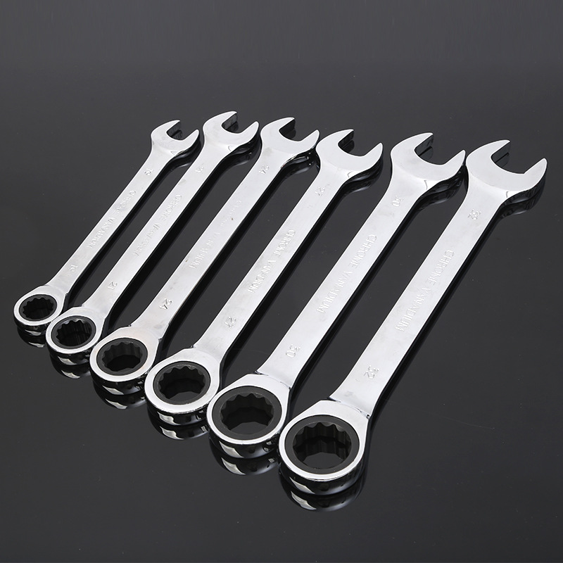 래칫 렌치 세트 도매 거울 이중 목적 래칫 렌치 매화 개방형 이중 목적 거울 렌치 렌치 세트
