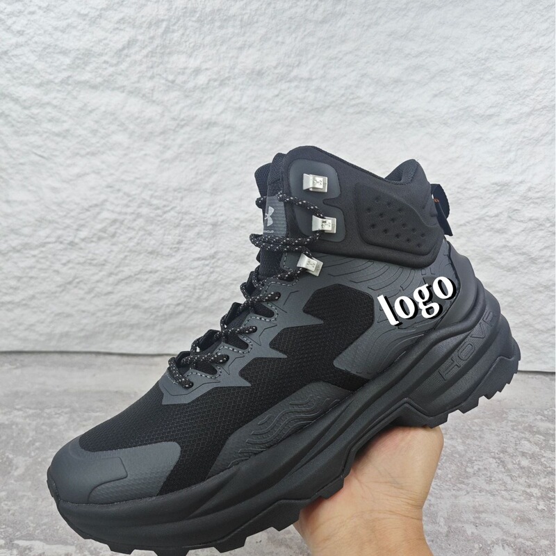 Ua Outdoor Hiking Shoes, Non-Slip, Wear-Resistant, Waterproof, Breathable, Thick-Soled, High-Top Hiking Shoes for Men