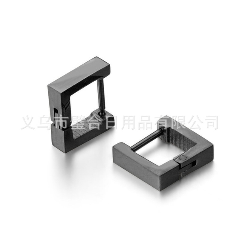 2022 nueva moda de los hombres de moda de las mujeres solo negro de titanio de acero