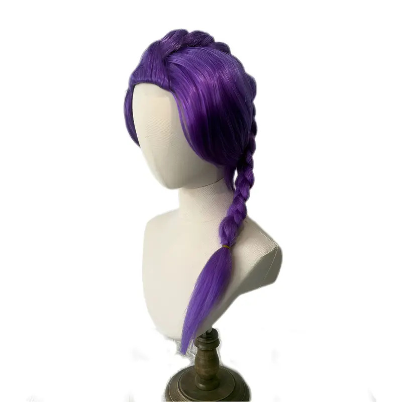 En stock, SKpop cazador de brujas transfronterizas, pelucas de milarumicos, cabello completo, trenzas de torsión en uno.