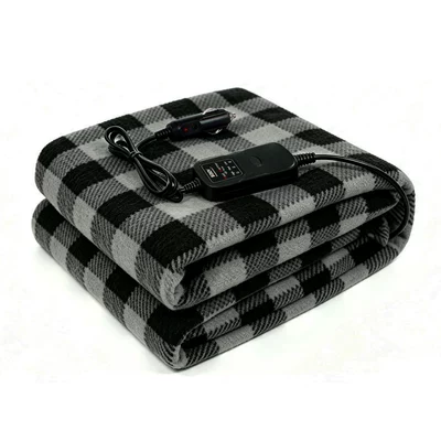 Other Automotive Interior Supplies – blanket - black-and-gray-three-speed-timed-heating-blanket