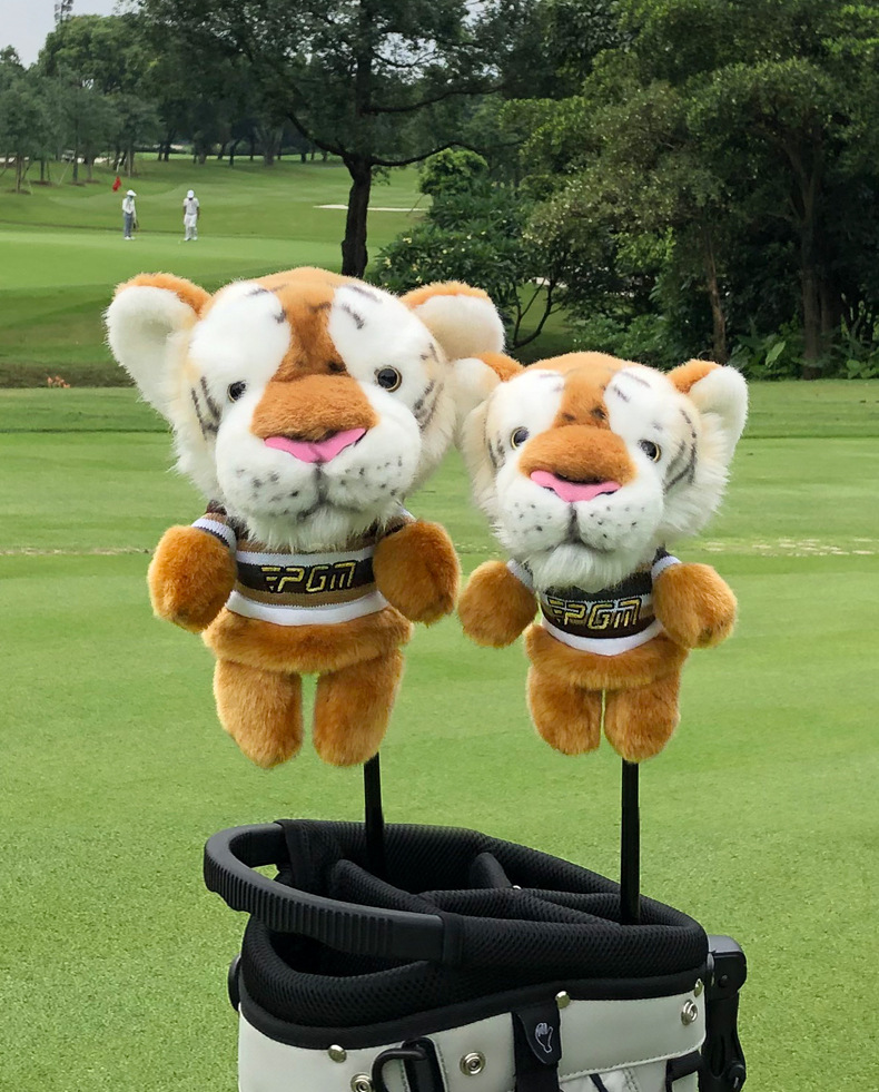 Vỏ đầu gậy Golf PGM bảo vệ gậy gỗ hình thú hoạt hình, đóng mở từ tính, lót lông dày — GT045-Vỏ gậy gỗ cỡ lớn hổ trắng, GT045-Vỏ cột gỗ Fairway nhỏ hổ trắng, GT045-Vỏ gậy gỗ cỡ lớn hổ vàng, GT045-Vỏ cột gỗ Fairway nhỏ hổ vàng chi tiết 8