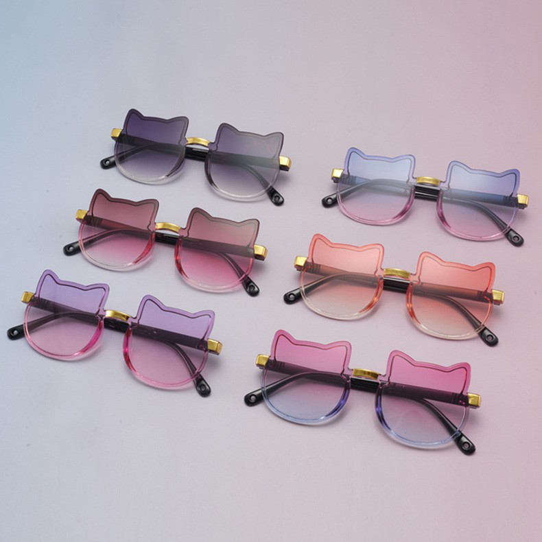 2025 nuevos lindos gafas de sol para niños PC en gafas de sol de comercio electrónico para correr gafas de protección solar UV para niños