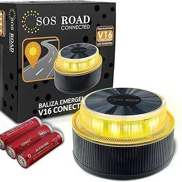 交通警示灯V16 SOS道路救援灯LEDflash西班牙灯欧盟认证UCA带定位