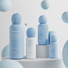 跨境新设计30/50/60/120ml婴儿bb油精华乳液瓶高级感喷雾分装瓶子