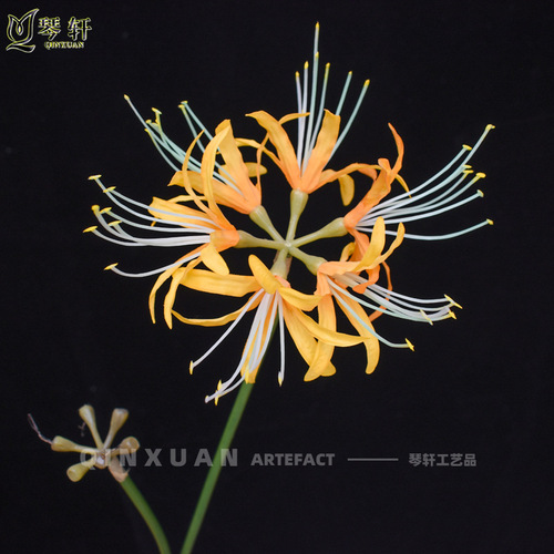 High-realistic lotus flower, wind and rain orchid, wedding hotel decoration flowers, ancient style photography props, manjusaka artificial flower wholesale