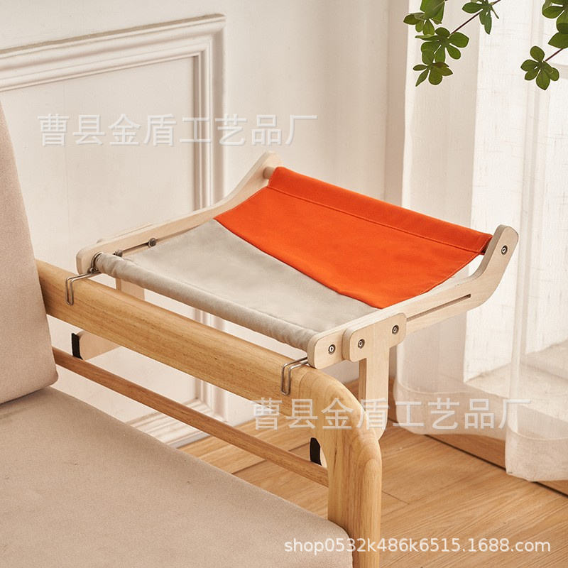주황색 고양이 해먹