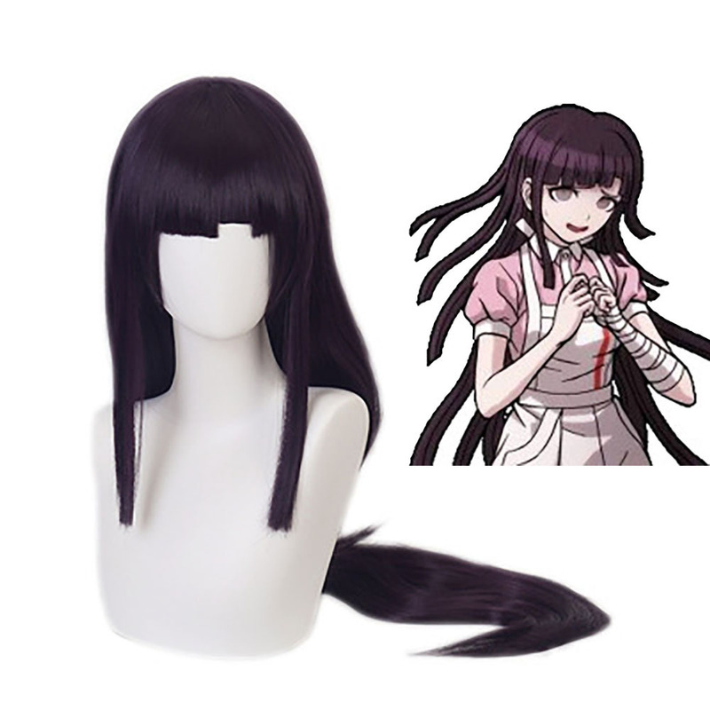 Danganronpa/Danganronpa: Trigger Happy Havoc Cosplay Wig with Three Layers of Black and Purple Long Hair for Cross-Border Trade Danganronpa/Danganronpa: Trigger Happy Havoc Cosplay Wig with Three Layers of Black and Purple Long Hair for Cross-Border Trade