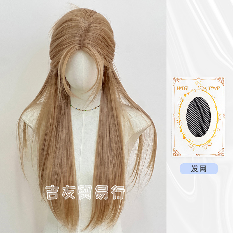 Sand gold + hair net