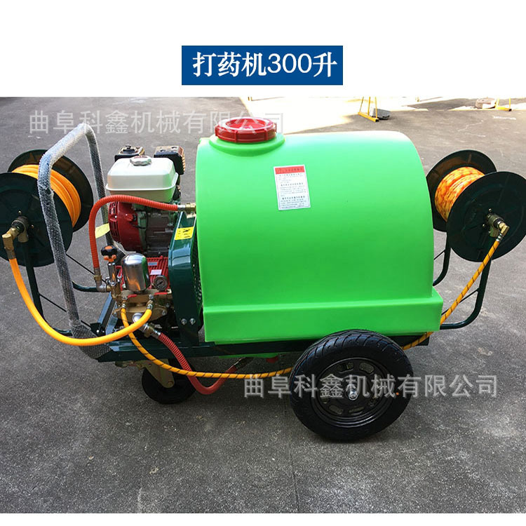 300升大容量手推打药机 农田除虫高压喷雾机 果园移动式喷药机