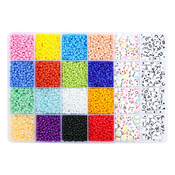 Acrylic beads with letters
