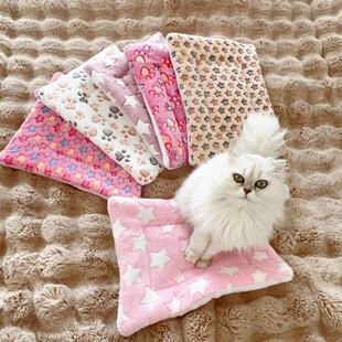 Cross-border special pet mat padded flannel mat soft plush cat nest mat kennel winter mat wholesale