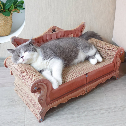 Corrugated Sofa Cat Scratching Board Recliner Cat Paw Board Pet Supplies Cat Toys Chaise Chair Cat Scratching Board Cat Nest