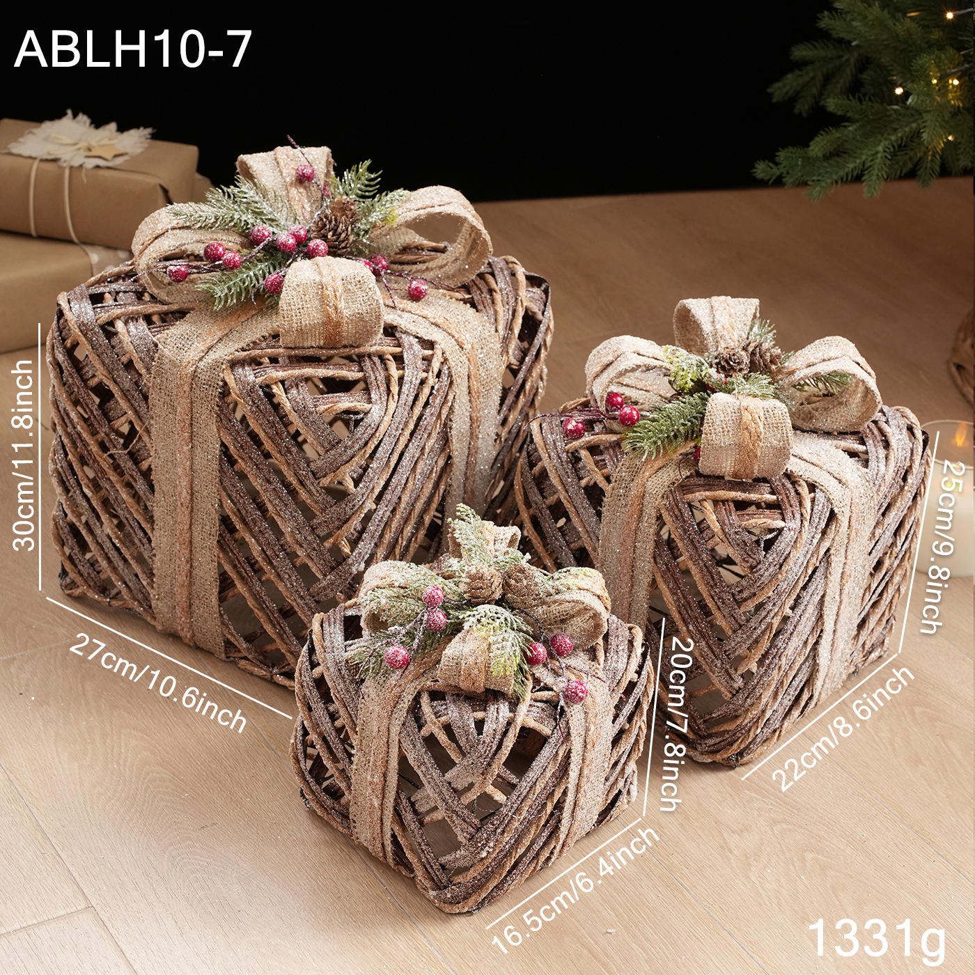Caja de regalo G / 3 paquetes