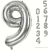 opp, 40", Серебряный, цифра 9