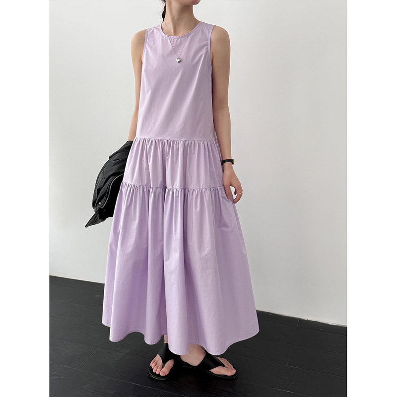 Ns Korean Design Sleeveless Vest Dress 2026 Spring New Seaside Resort Style Long Skirt 3768 Ns Korean Design Sleeveless Vest Dress 2026 Spring New Seaside Resort Style Long Skirt 3768
