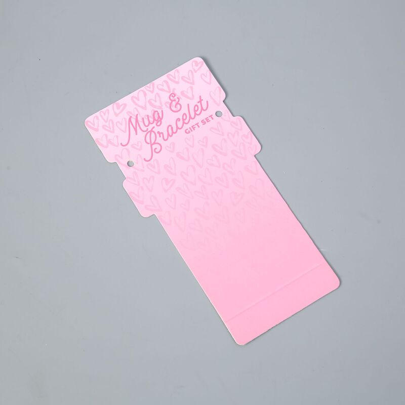 High-End Wearable Nail Display Card Paper Pink Gradient Cotton Pattern Art Paper Nail Art Special Card Log Special Paper