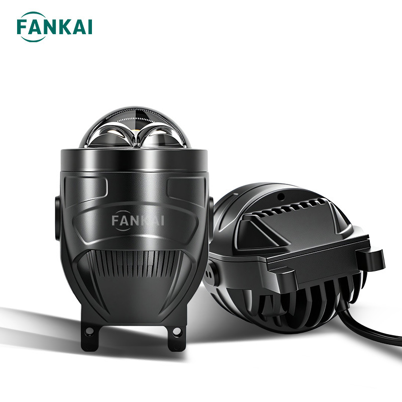 Nuevo F7D doble luz directa LED delantera niebla doble lente de luz transfronteriza brillante al por mayor 3.0 pulgadas cerca de todo
