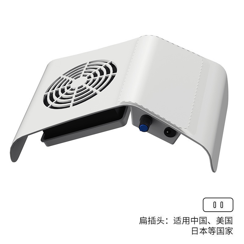 Aspiradora de uñas aspiradora de doble ventilador de escritorio de 80W aspiradora de polvo de uñas de alta potencia máquina de uñas transfronteriza