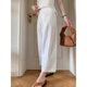 Pregnant women's pants spring wear new loose wide-leg pants meat covering cropped harem pants radish pants summer 1520