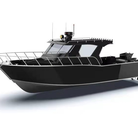 Qingdao 11m Custom Aluminum Boat Offshore Fish Boat Fishing Boat Recreational Yacht Export Quality