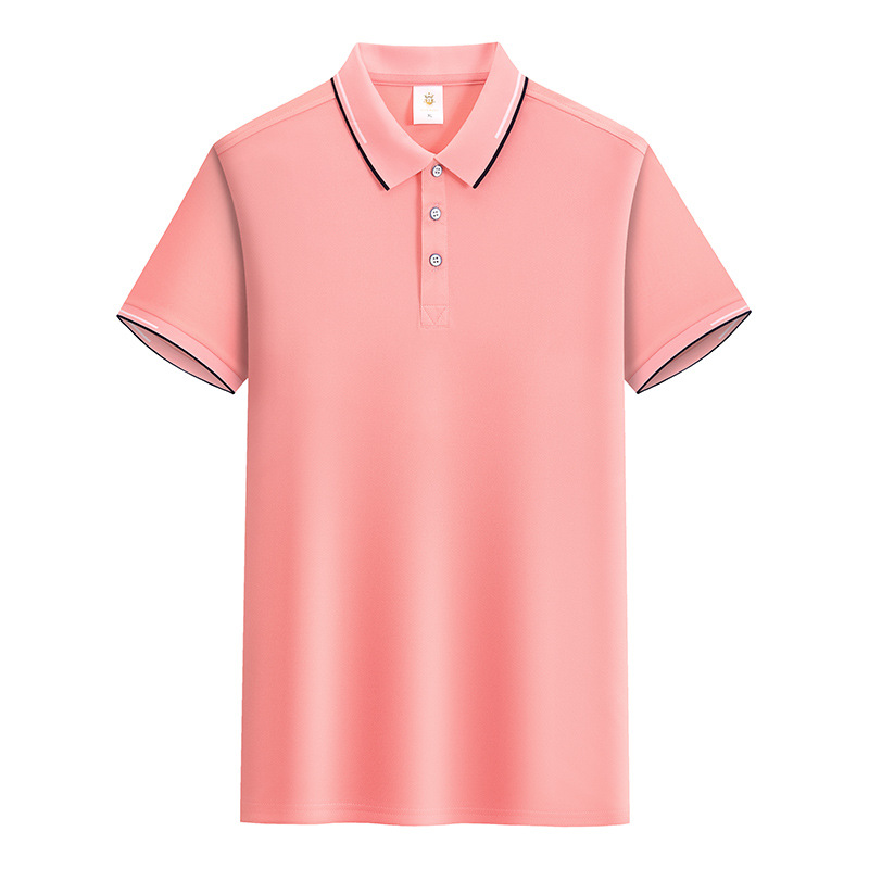 Hielo fresco transpirable poliéster algodón amoníaco manga corta exhibición camiseta publicitaria con solapa ropa de trabajo polo camiseta de trabajo personalizada