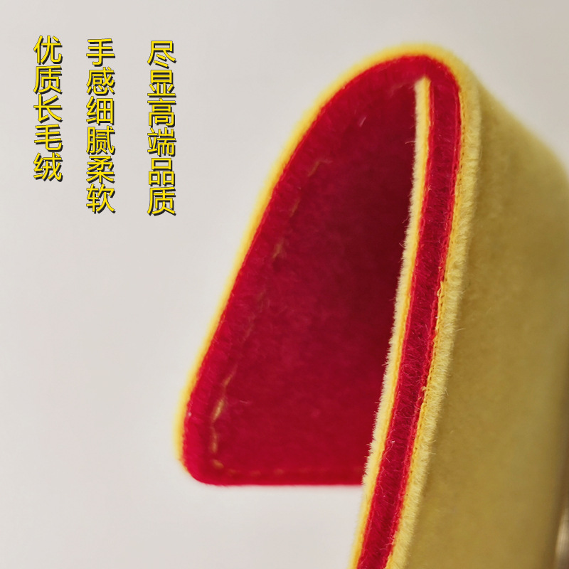 Joyas de punto personalizadas al por mayor, bolsa de joyería, bolsa de franela con botón a presión, bolsa de almacenamiento de pulsera de anillo de terciopelo