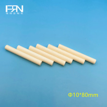 氧化铝99瓷 陶瓷轴 绝缘陶瓷棒 直径10*80 宜兴工业陶瓷可定制