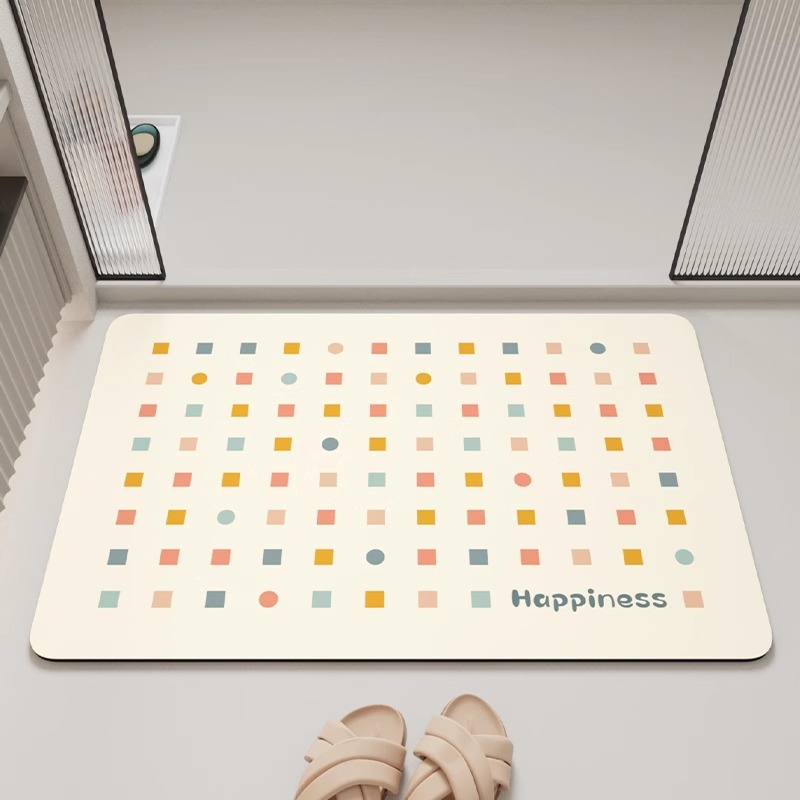 Bathroom Waterproof Mat Toilet Bathroom Entrance Diatomaceous Earth Non-slip Foot Mat Home Bathroom Rug Bathroom Mat