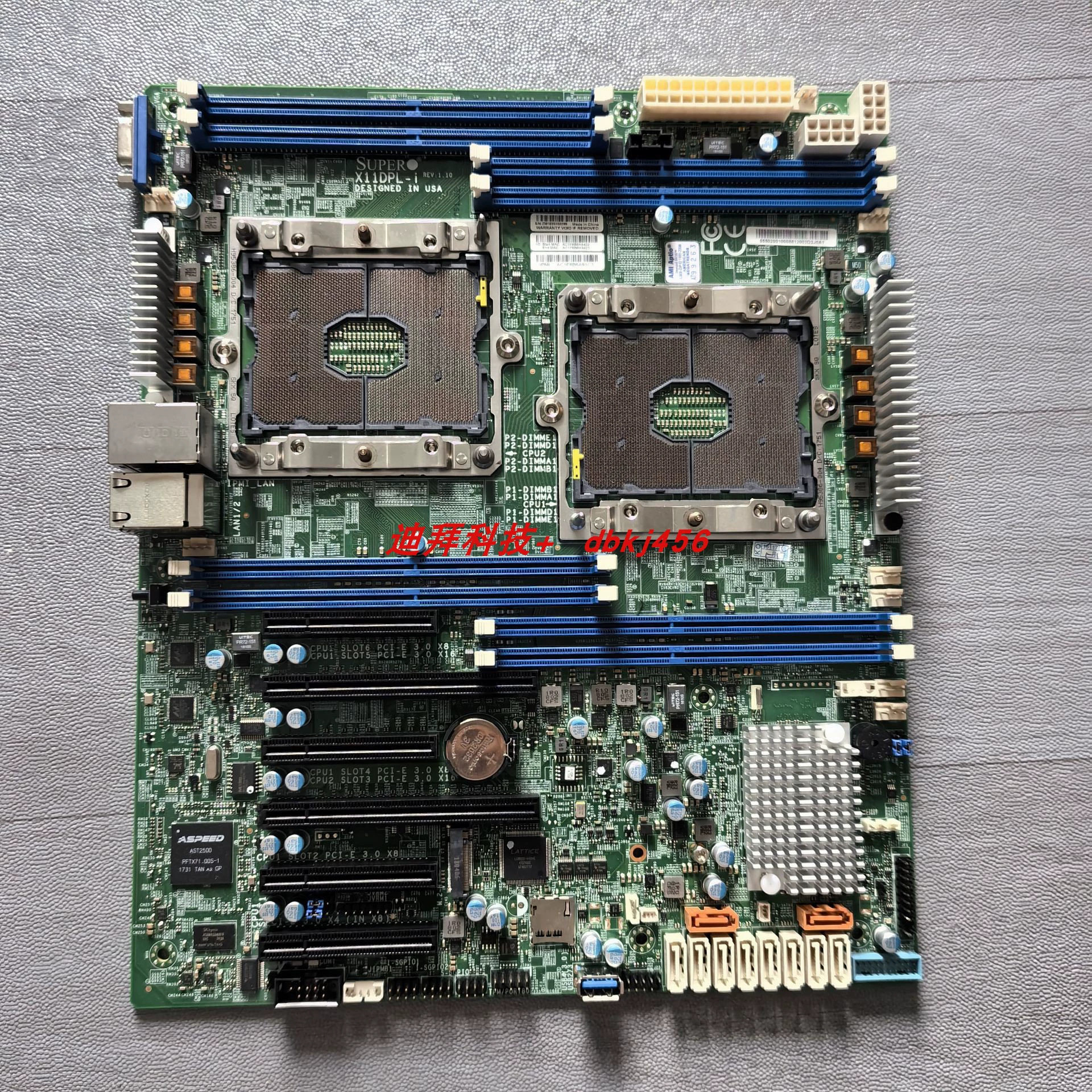 [Материнская плата для сервера Supermicro X11DPL-i (A-плата), двухпроцессорная, сокет LGA3647, поддержка процессоров семейства 6133]