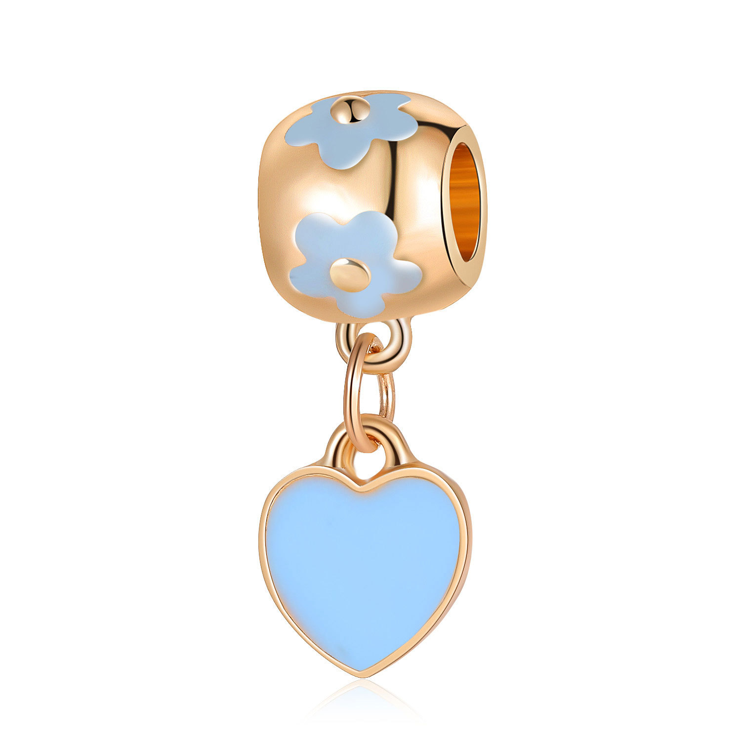 Simple Style Star Heart Shape Alloy Plating Inlay Artificial Diamond Charms display picture 1